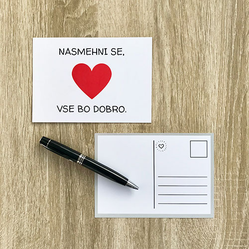 Razglednica Nasmehni-se-vse-bo-dobro